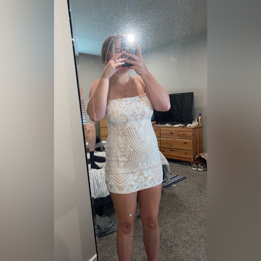 White dress